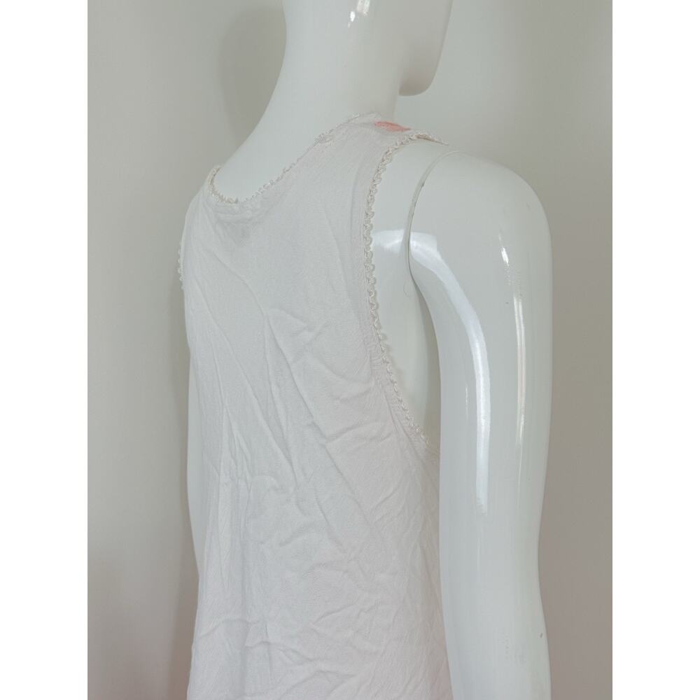 Women’s Dress Embroidered Tie Dye Asymmetrical Boho Hippie Sleeveless One Size - Picture 7 of 13